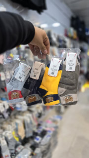 جوراب نیم ساق بچه گانه اعلا پاشنه و پنجه دوبل طرح تدی فانتزی کد 2919