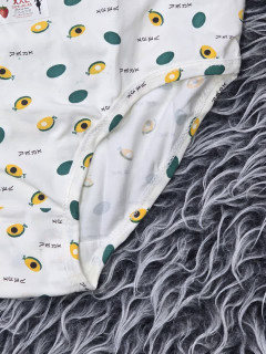شورت زنانه کش پهن تم سبز طرح متنوع کد 3426