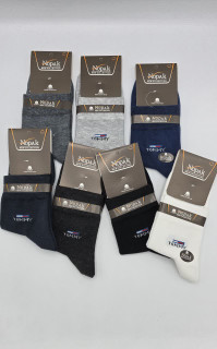 جوراب نیم ساق مردانه نوپاک طرح Tommy کد 2238 ( 12 جفتی )
